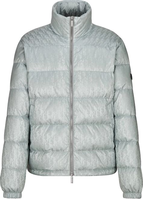 dior oblique jacket silver|christian dior puffer.